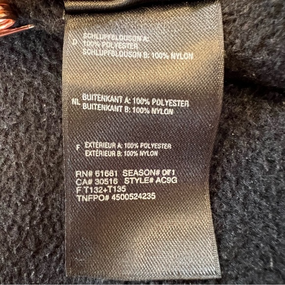 🎉HP🎉 Vintage The North Face Denali Black Polartec Full-Zip Fleece Jacket Large - Picture 11 of 14